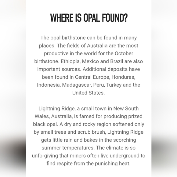 OPAL meaning use and care - Picture 5 of 6